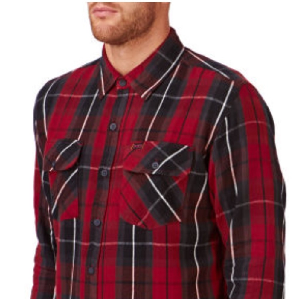 🔥Captain Fin Rebel Flannel Long Sleeve Shirt NWT - Picture 4 of 7